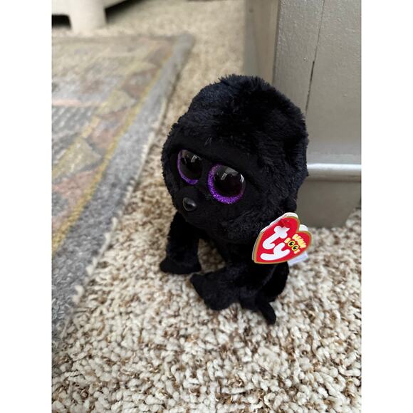 Ty Beanie Boo George the Gorilla Plush Stuffed Animal 6” (Retired) - Picture 2 of 4